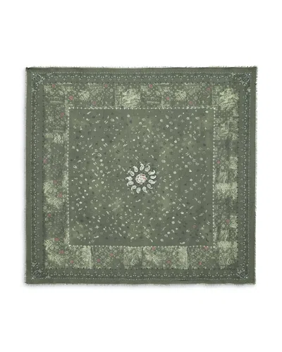 Zadig & Voltaire Kerry Vintage Effect Scarf In Red