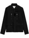 Zadig & Voltaire Leinenjacke Kido In Black