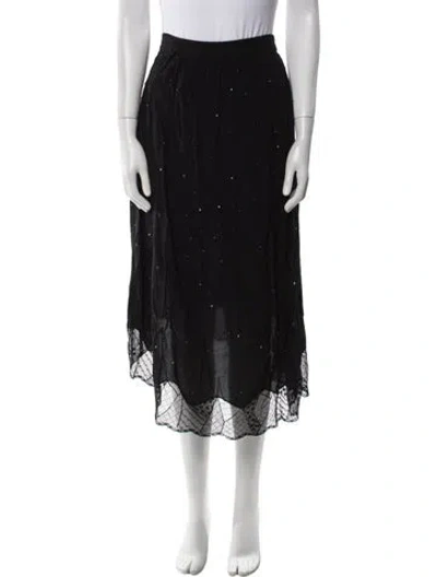 Pre-owned Zadig & Voltaire Knee-length Skirt In Black