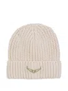 Zadig & Voltaire Knit Beanie In Neutral