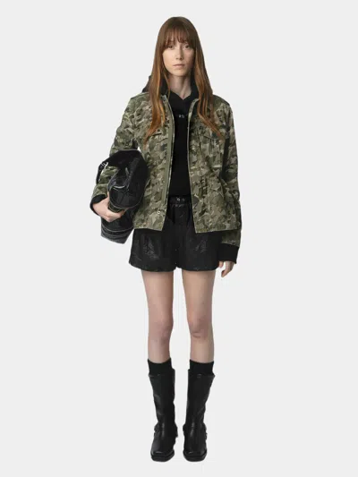 Zadig & Voltaire Krisa Parka In Grass