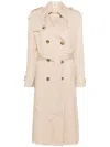 Zadig & Voltaire La Parisienne Belted Trench Coat In Neutrals