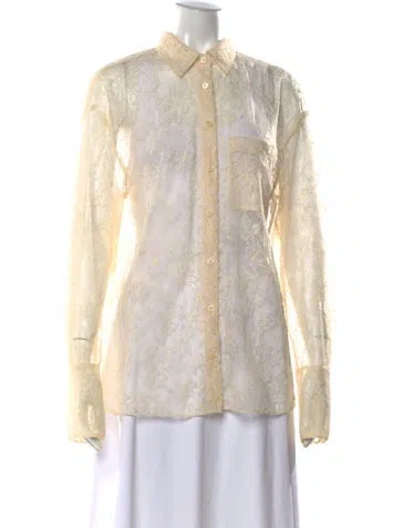 Pre-owned Zadig & Voltaire Lace Lace Pattern Sweater In Neutrals
