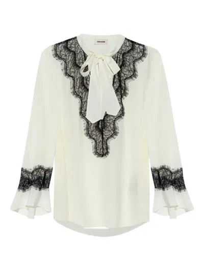 Zadig & Voltaire Lace-trimmed Blouse