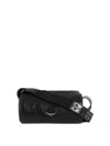 Zadig & Voltaire Le Doudou Vintage Patent Crossbody Bag In Black
