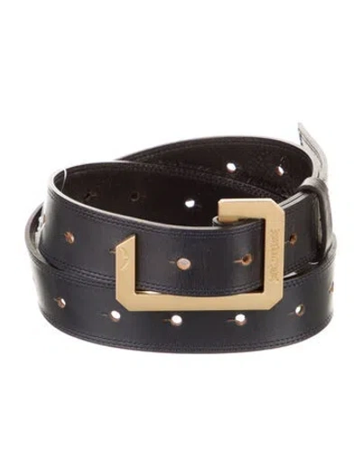 Pre-owned Zadig & Voltaire Leather Belt In Black