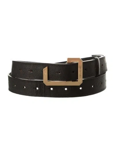 Pre-owned Zadig & Voltaire Leather Belt In Black