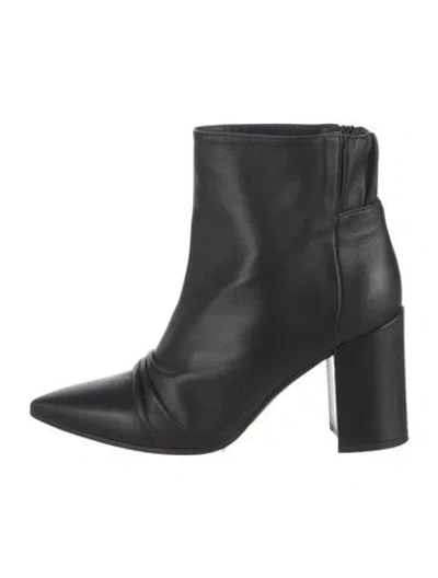 Pre-owned Zadig & Voltaire Leather Boots In Black