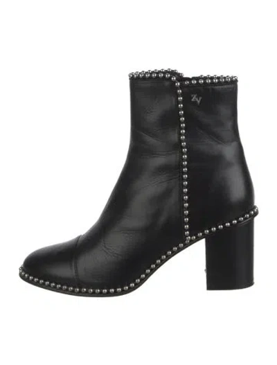 Pre-owned Zadig & Voltaire Leather Boots In Black