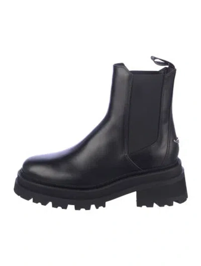 Pre-owned Zadig & Voltaire Leather Chelsea Boots In Blue