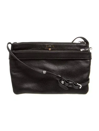 Pre-owned Zadig & Voltaire Leather Crossbody Bag In Black