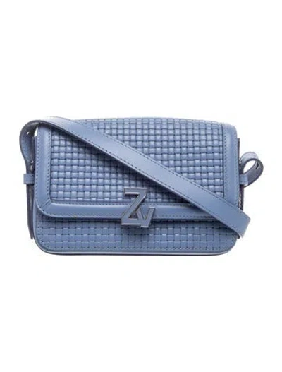 Pre-owned Zadig & Voltaire Leather Crossbody Bag In Blue