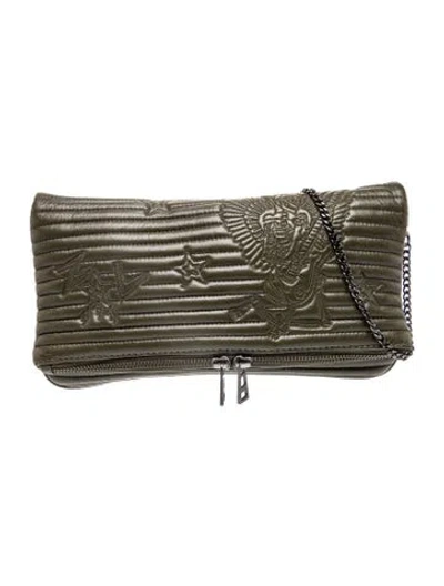 Pre-owned Zadig & Voltaire Leather Crossbody Bag In Green