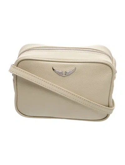 Pre-owned Zadig & Voltaire Leather Crossbody Bag In Neutral