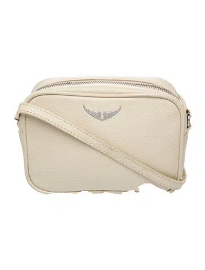 Pre-owned Zadig & Voltaire Leather Crossbody Bag In Neutral