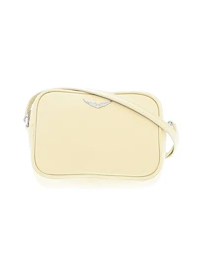 Pre-owned Zadig & Voltaire Leather Crossbody Bag In Yellow
