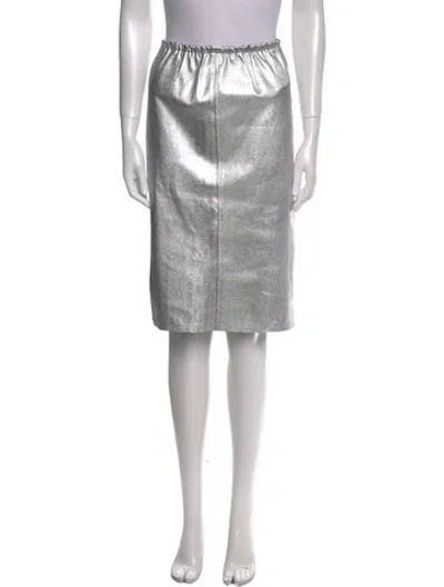Pre-owned Zadig & Voltaire Leather Knee-length Skirt