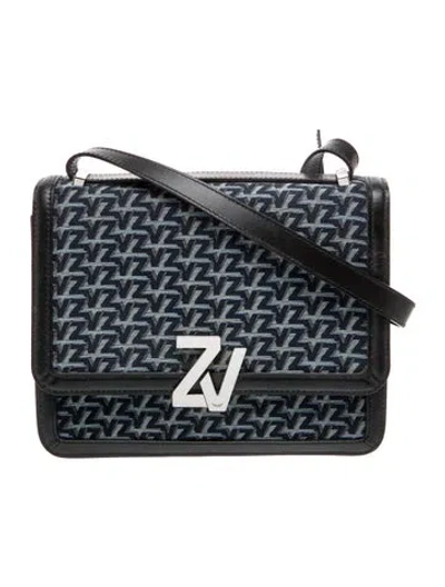 Pre-owned Zadig & Voltaire Leather Messenger Bag In Blue