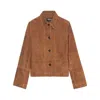 Zadig & Voltaire Lessa Jacket In Brown