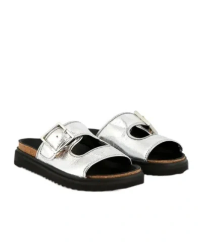 Zadig & Voltaire Kids' Leather Sandals In White