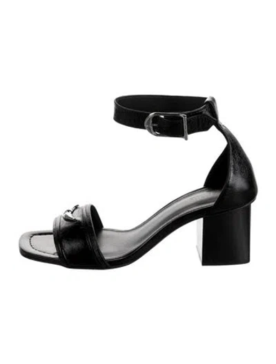Pre-owned Zadig & Voltaire Leather Sandals In Black