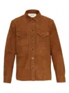Zadig & Voltaire Leather Shirt In Brown
