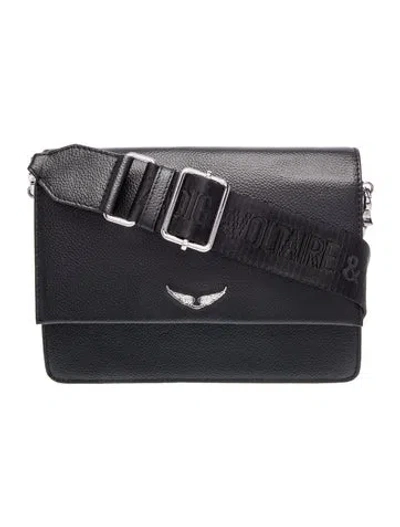 Pre-owned Zadig & Voltaire Leather Shoulder Bag In Blue