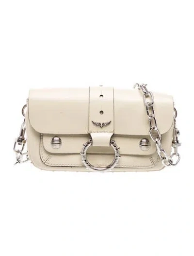 Pre-owned Zadig & Voltaire Leather Shoulder Bag In Neutral