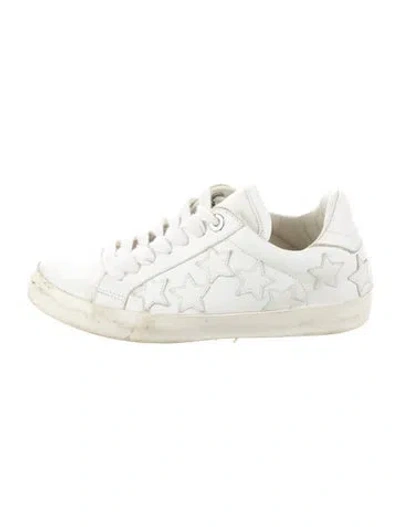 Pre-owned Zadig & Voltaire Leather Sneakers In White