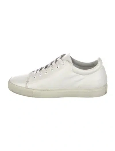 Pre-owned Zadig & Voltaire Leather Sneakers In White