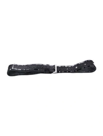 Pre-owned Zadig & Voltaire Leather Studded Accents Belt In Multi