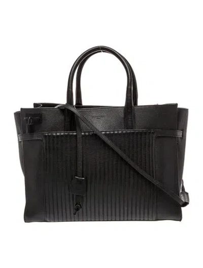 Pre-owned Zadig & Voltaire Leather Top Handle Bag In Black