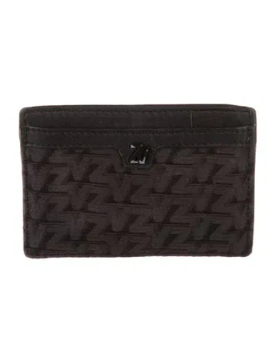 Pre-owned Zadig & Voltaire Leather Trifold Wallet In Black