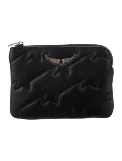 Pre-owned Zadig & Voltaire Leather Wallet W/ Tags In Black