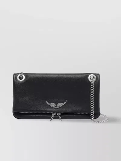 Zadig & Voltaire Leather Wing Shoulder Bag