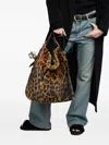 Zadig & Voltaire Leopard-print Belted Bag In Brown