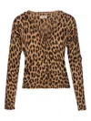 Zadig & Voltaire Manala Leo Print Cardigan