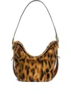 Zadig & Voltaire Jane X-large Leo Faux Fur Hobo Bag In Brown