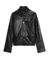 Zadig & Voltaire Lessa Button Jacket In Black