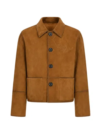 Zadig & Voltaire Lessa Suede Jacket In Brown
