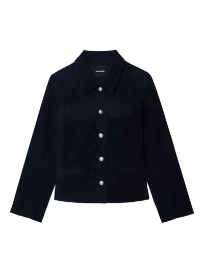 Zadig & Voltaire Liam Corduroy Jacket In Black