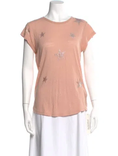 Pre-owned Zadig & Voltaire Linen Graphic Print T-shirt