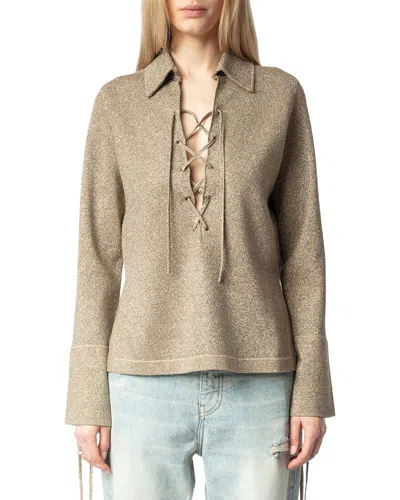 Zadig & Voltaire Listy Sweater In Brown