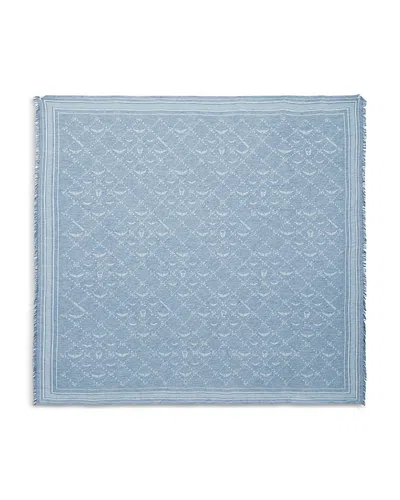 Zadig & Voltaire Liz Monogram Scarf In Orange