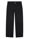 Zadig & Voltaire Logo-embroidered Trousers In Black