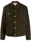 Zadig & Voltaire Logo-patch Denim Jacket In Green