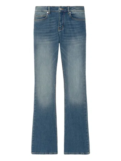 Zadig & Voltaire Logo-patch Flared Jeans In Blue