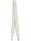 Zadig & Voltaire Logo-plaque Leather Bag Strap In Neutrals