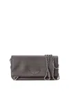 Zadig & Voltaire Logo-plaque Leather Clutch Bag
