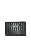 Zadig & Voltaire Zv Pass Dotted Swiss Card Holder In Black